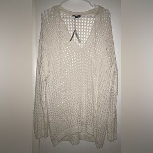 James Perse Women's Open Knit Pullover Size M